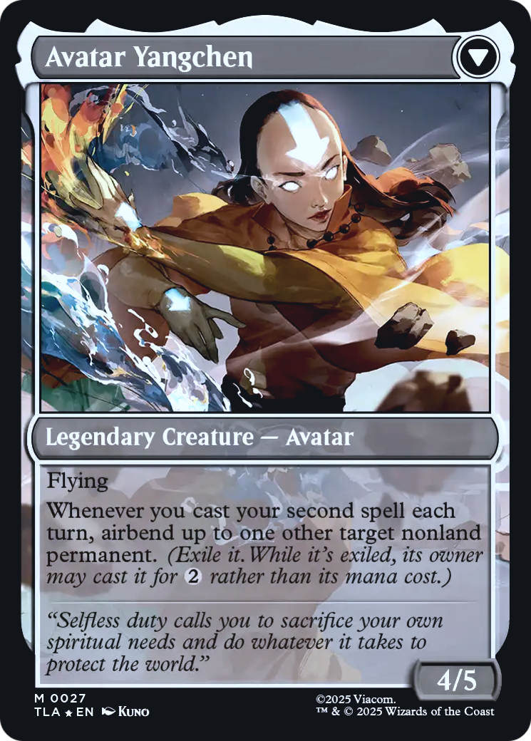 Avatar Yangchen Magic: The Gathering card