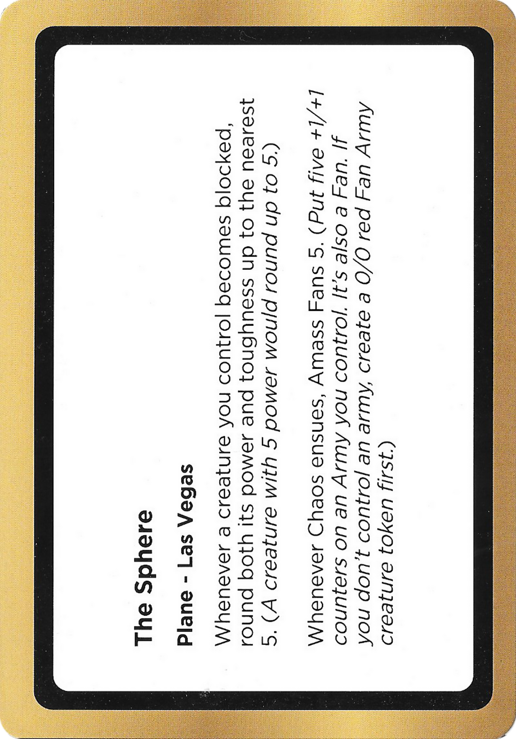 The Sphere Card Image