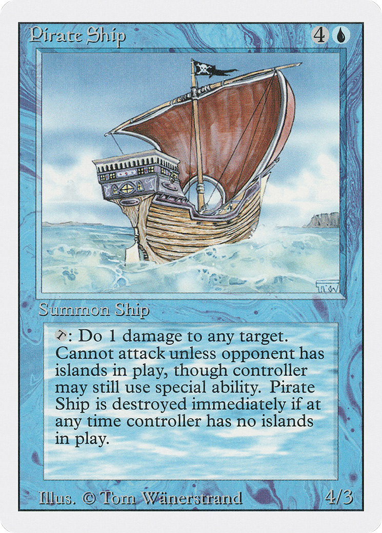 Pirate Ship Card Image