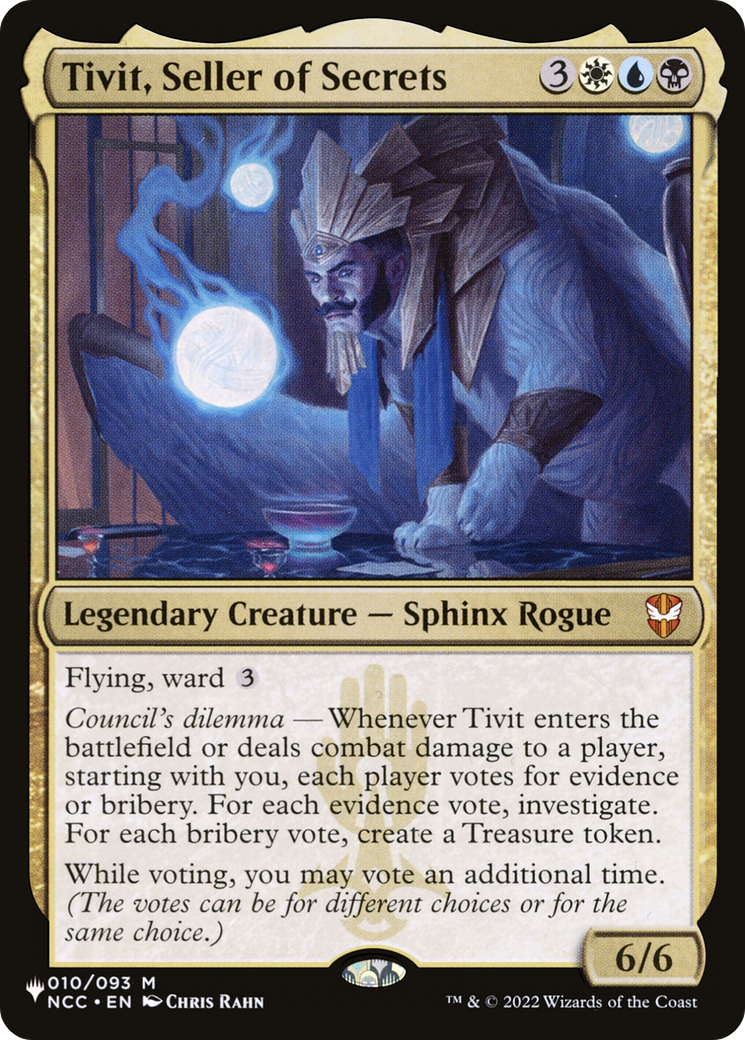 Tivit, Seller of Secrets Card Image