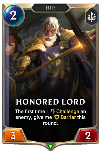 Honored Lord Card Image