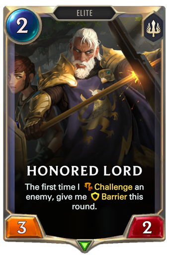 Honored Lord Card Image