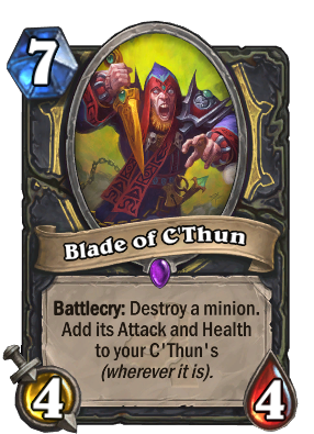 Blade of C'Thun Card Image