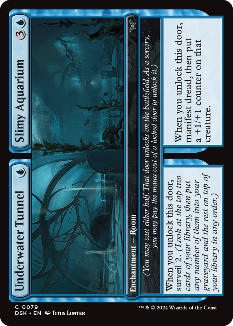 Underwater Tunnel // Slimy Aquarium Card Image