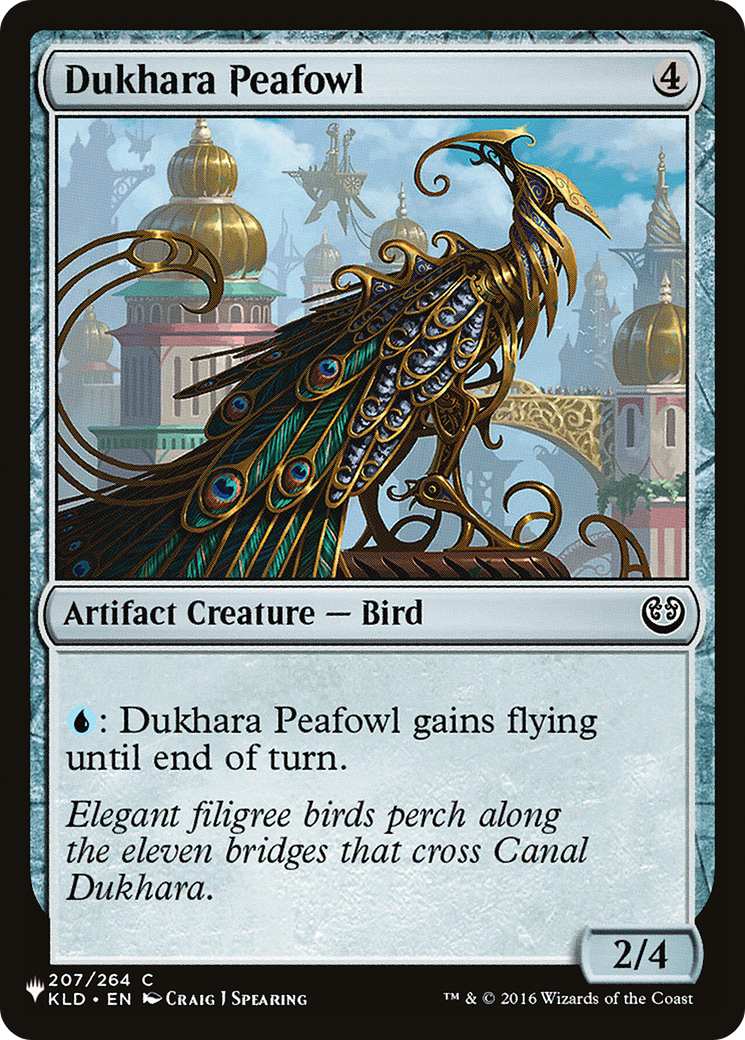 Dukhara Peafowl Card Image