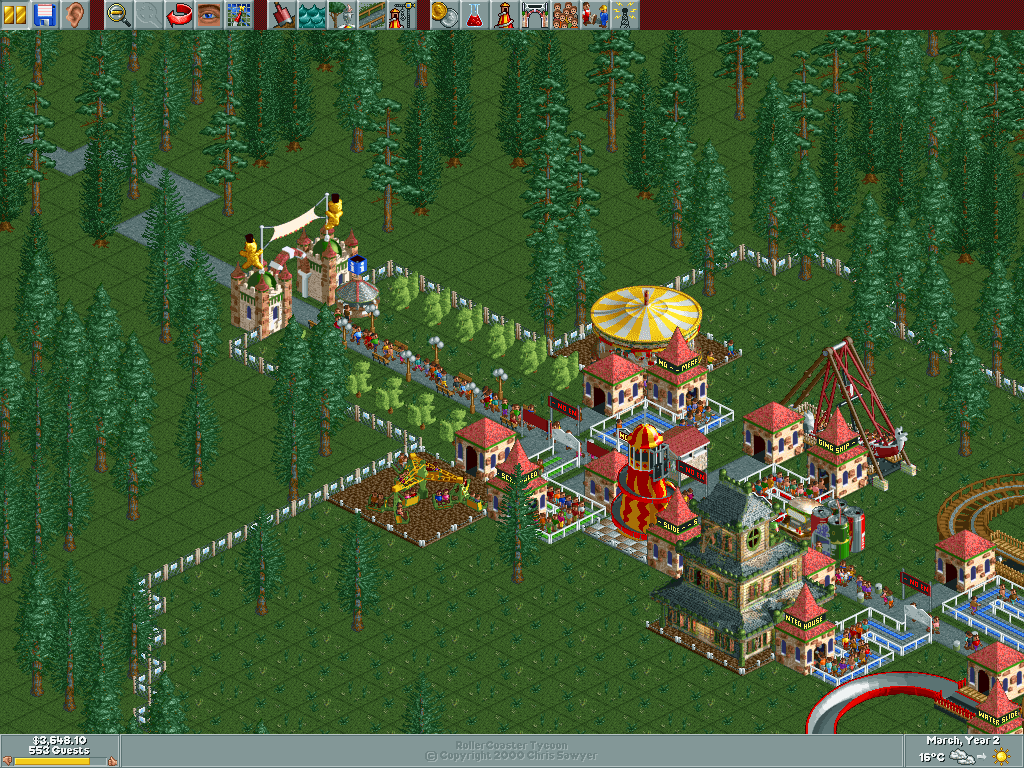 Rollercoaster Tycoon's first gameplay trailer