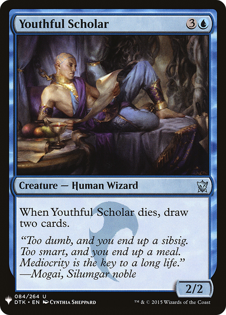 Youthful Scholar Card Image
