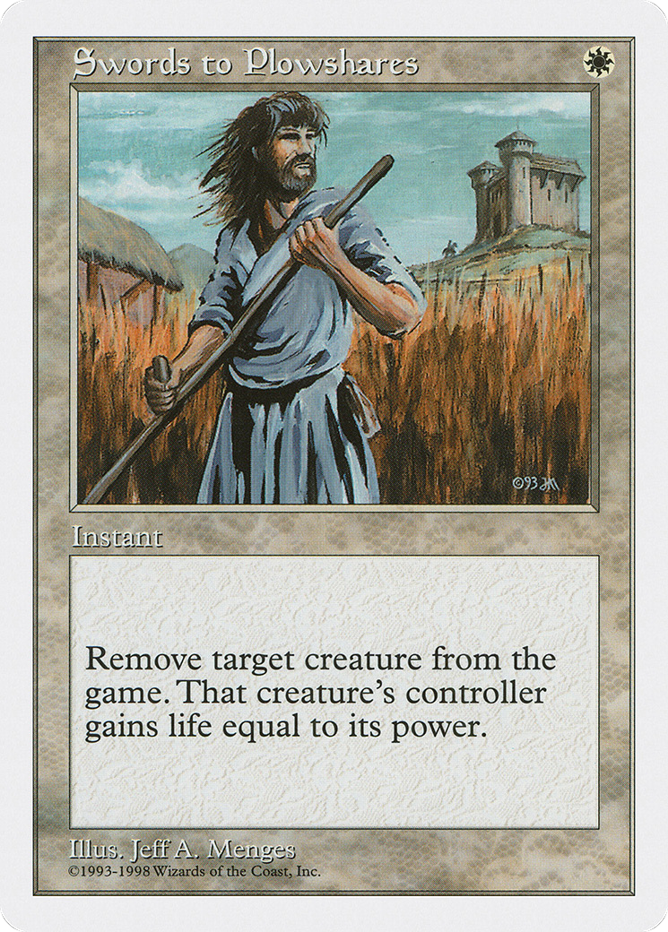 Swords to Plowshares Card Image