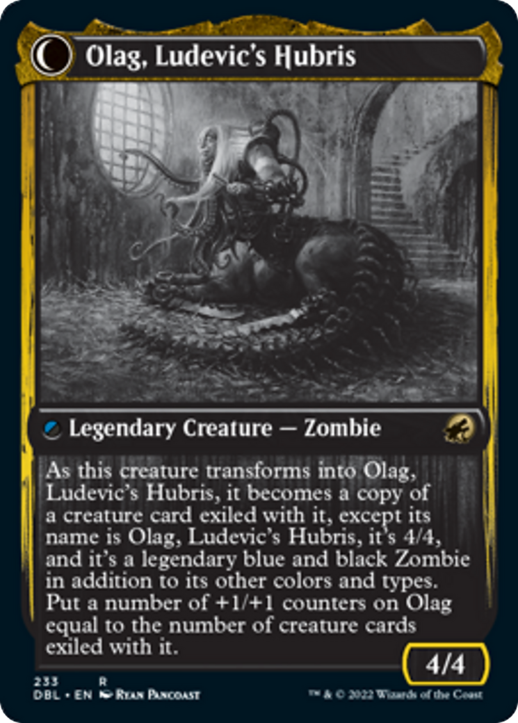 Ludevic, Necrogenius // Olag, Ludevic's Hubris Card Image