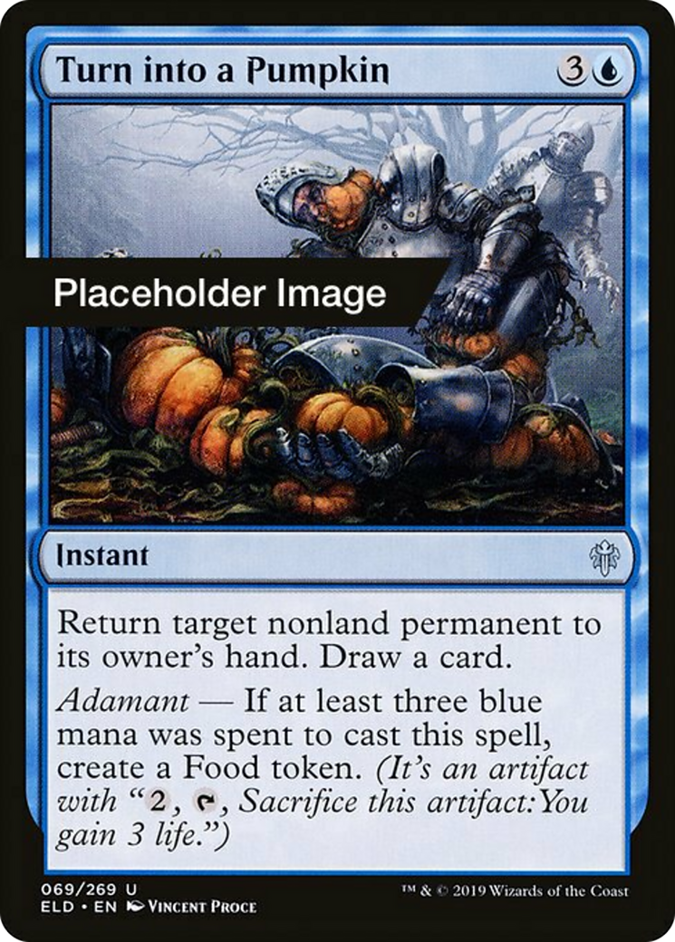 Turn into a Pumpkin Card Image