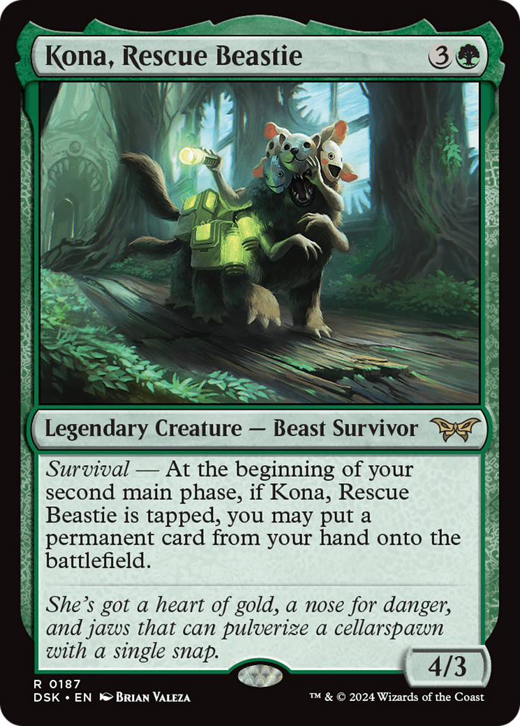 Kona, Rescue Beastie Card Image