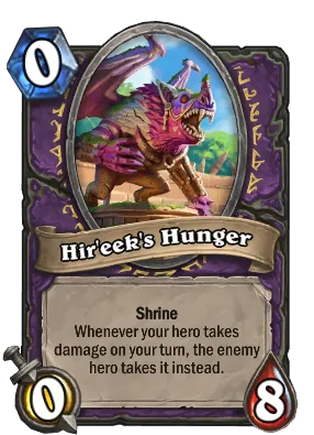 Hir'eek's Hunger Card Image