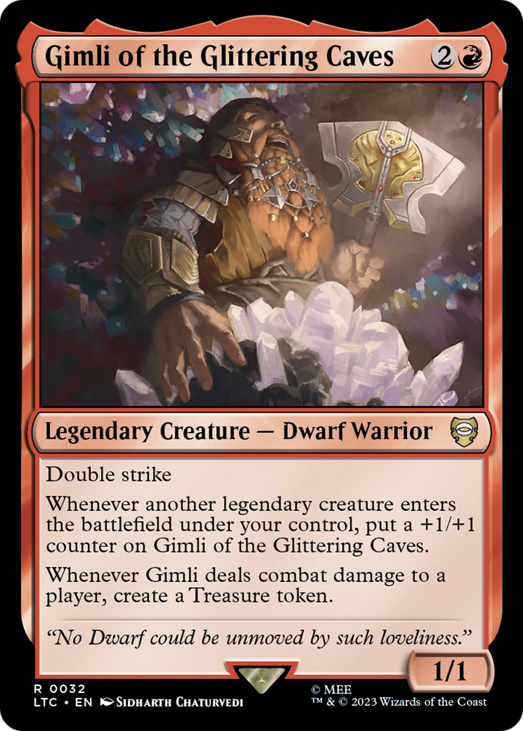 Gimli of the Glittering Caves Card Image