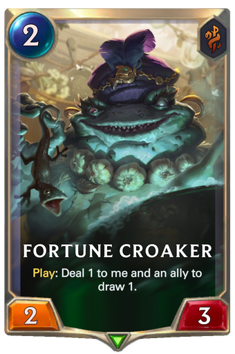 Fortune Croaker Card Image