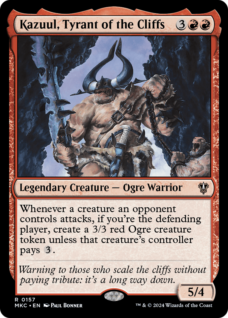 Kazuul, Tyrant of the Cliffs Card Image