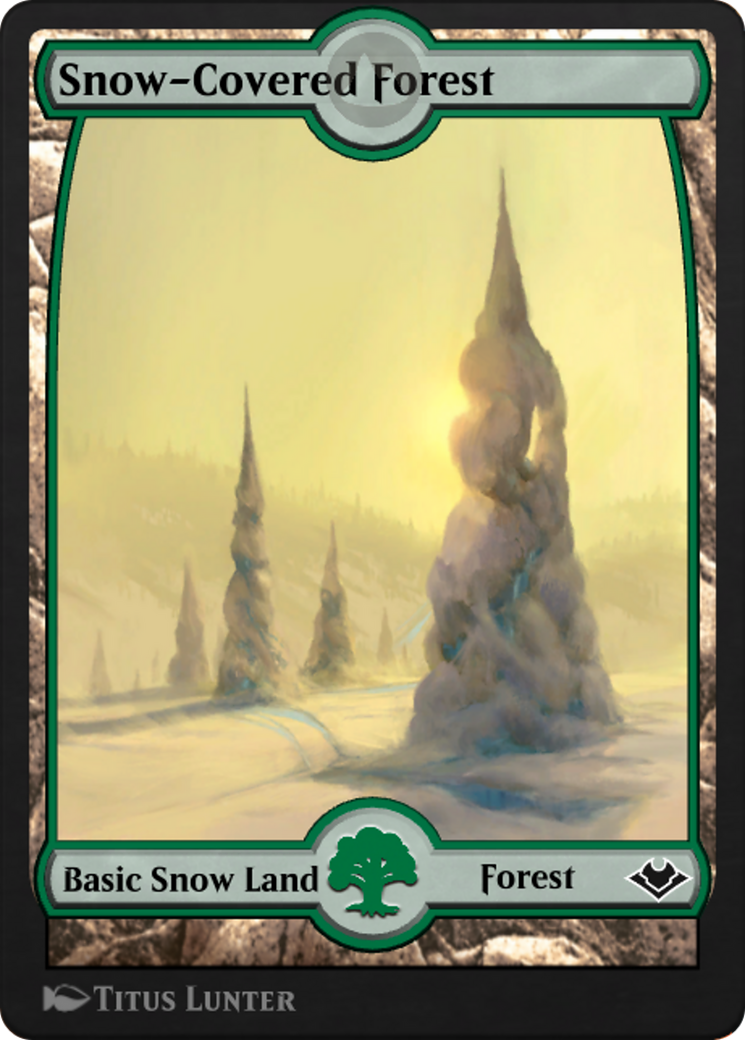 Snow-Covered Forest Card Image