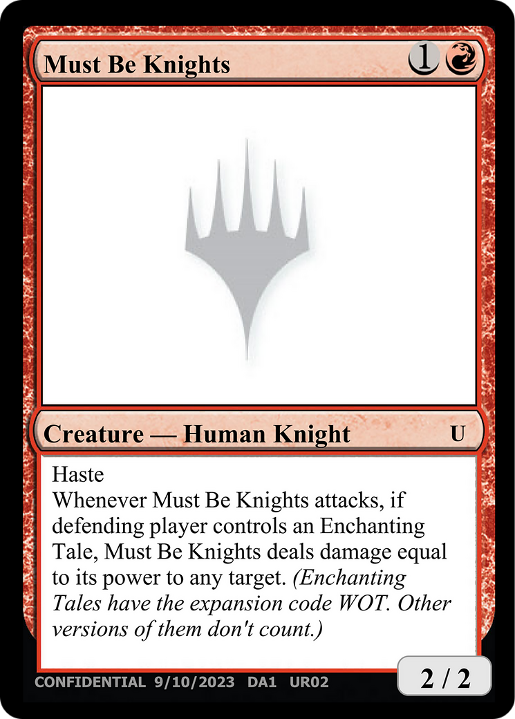 Must Be Knights Card Image