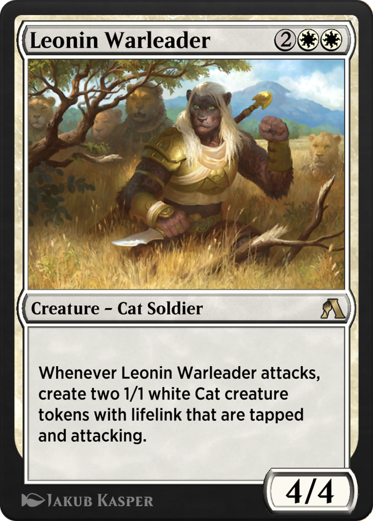 Leonin Warleader Card Image