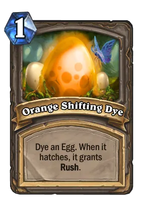 Orange Shifting Dye Card Image