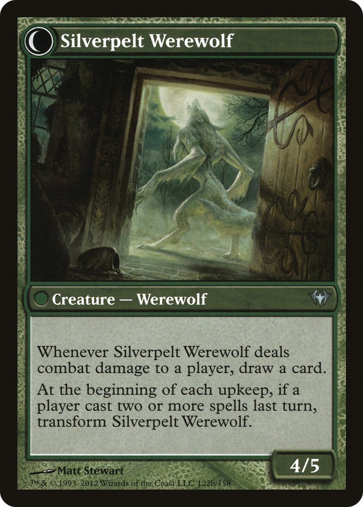 Lambholt Elder // Silverpelt Werewolf Card Image