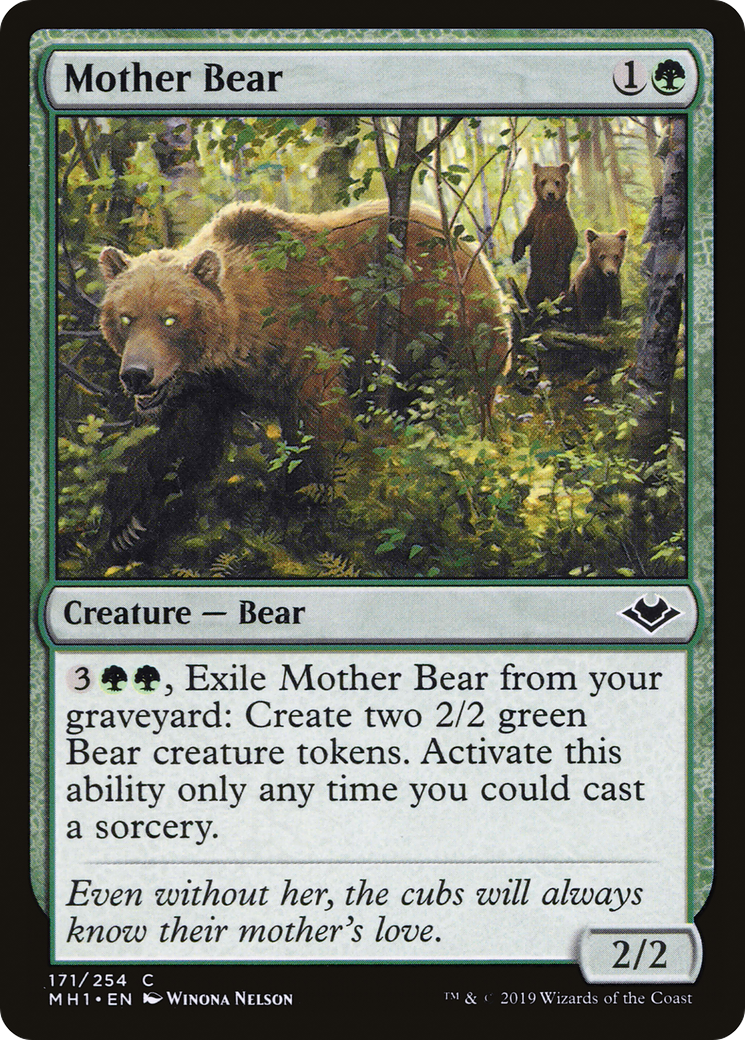Mother Bear Card Image