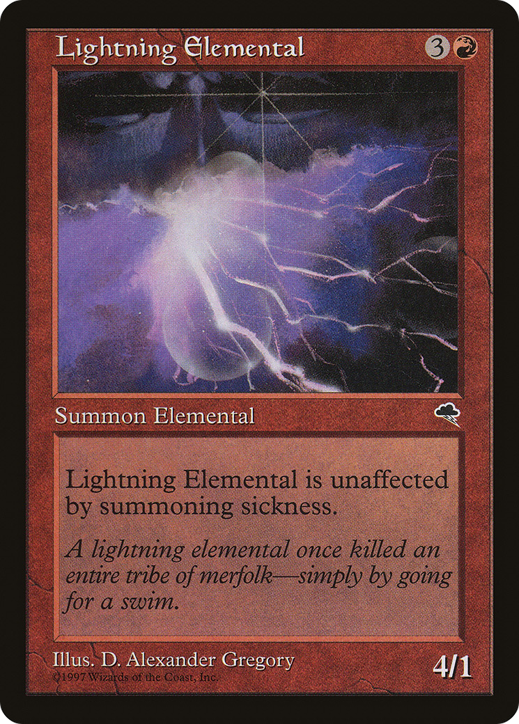 Lightning Elemental Card Image