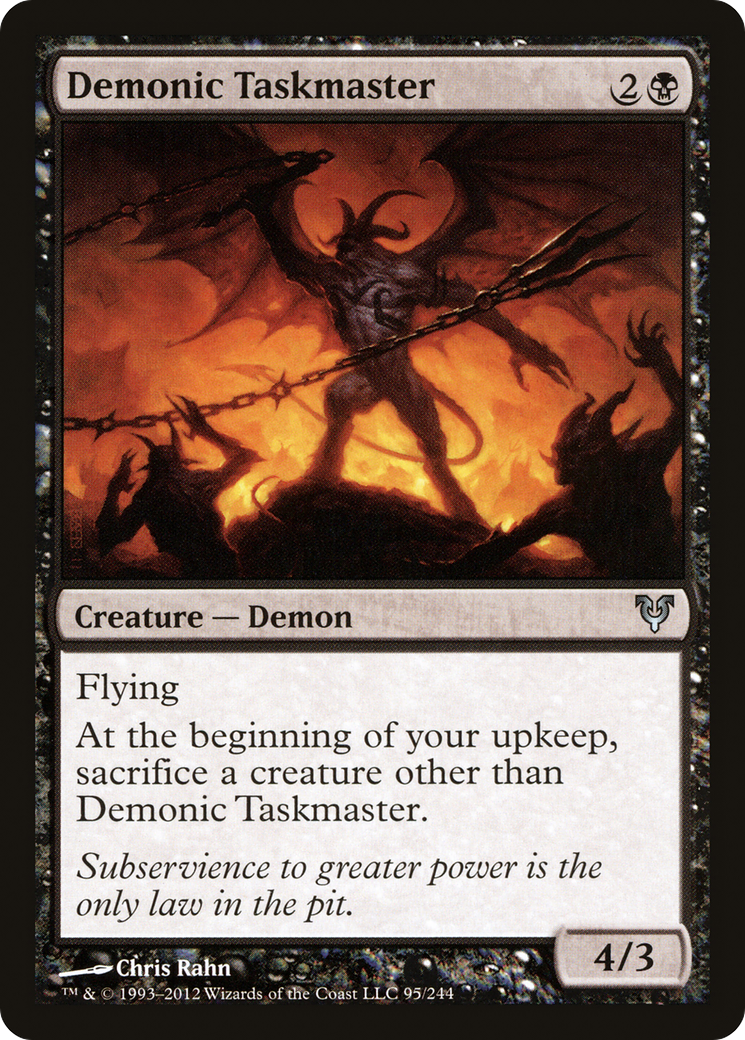 Demonic Taskmaster Card Image