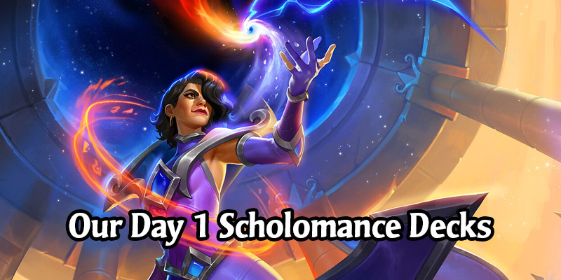 Our Day 1 Picks for Scholomance Academy - Seven Standard Hearthstone Decks We're Taking to the Ladder
