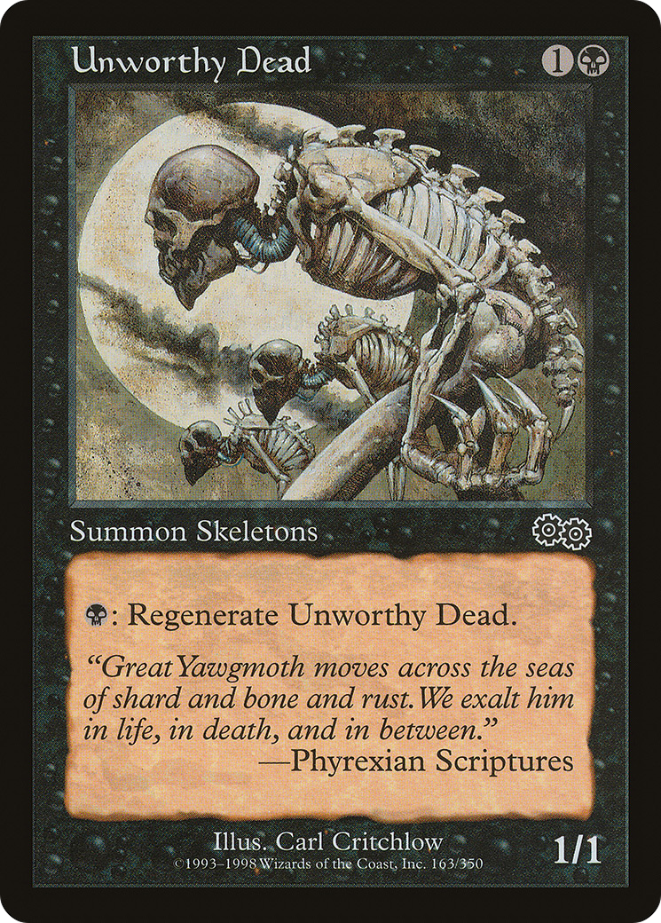 Unworthy Dead Card Image