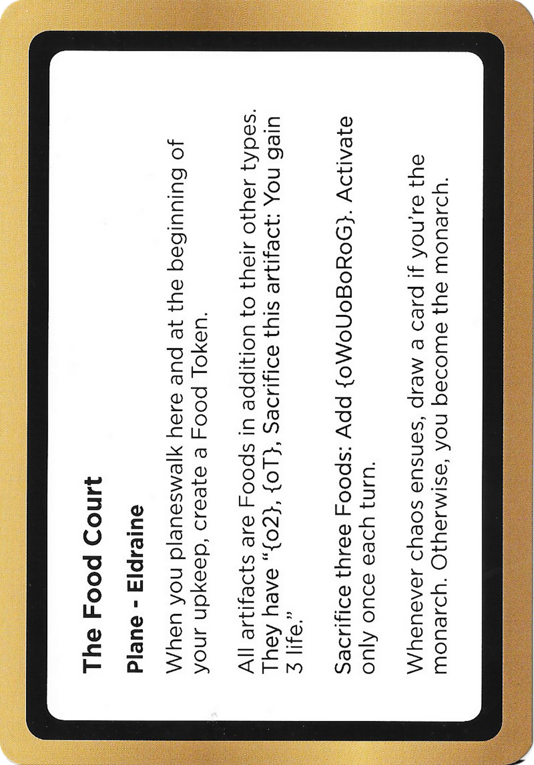 The Food Court Card Image