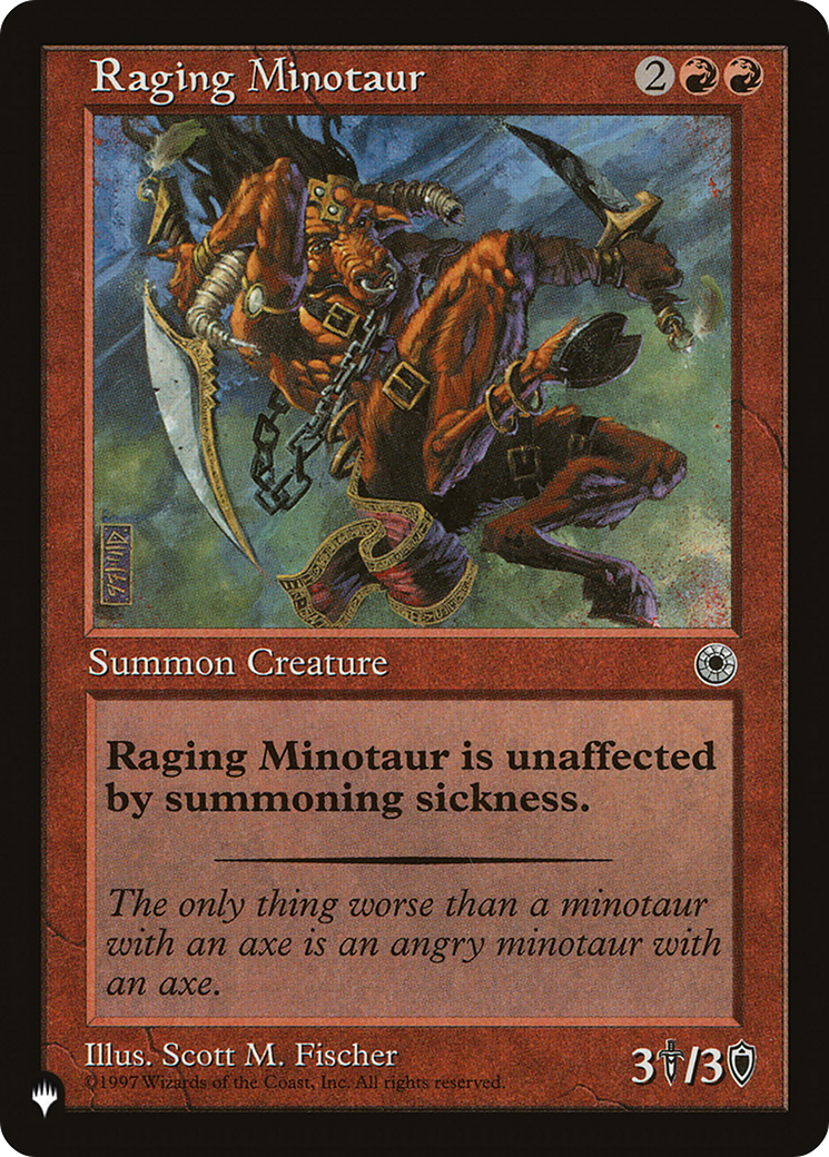 Raging Minotaur Card Image