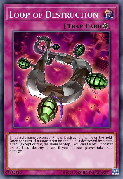 Loop of Destruction Yu-Gi-Oh Card, Art 2