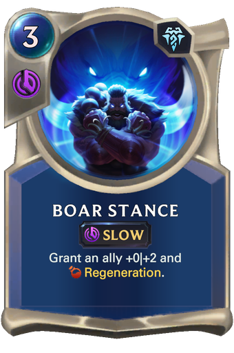 Boar Stance Card Image
