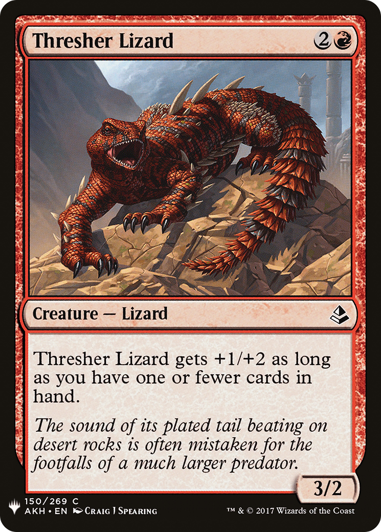 Thresher Lizard Card Image