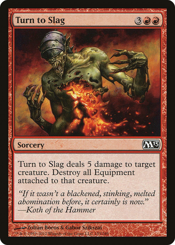 Turn to Slag Card Image