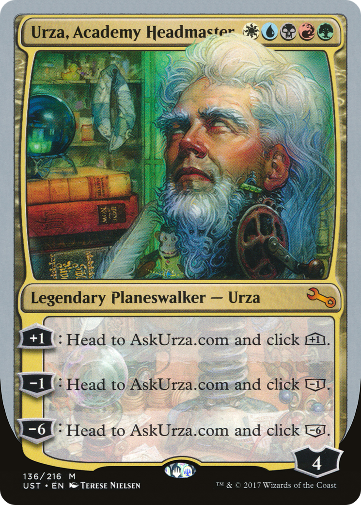 Urza, Academy Headmaster Card Image