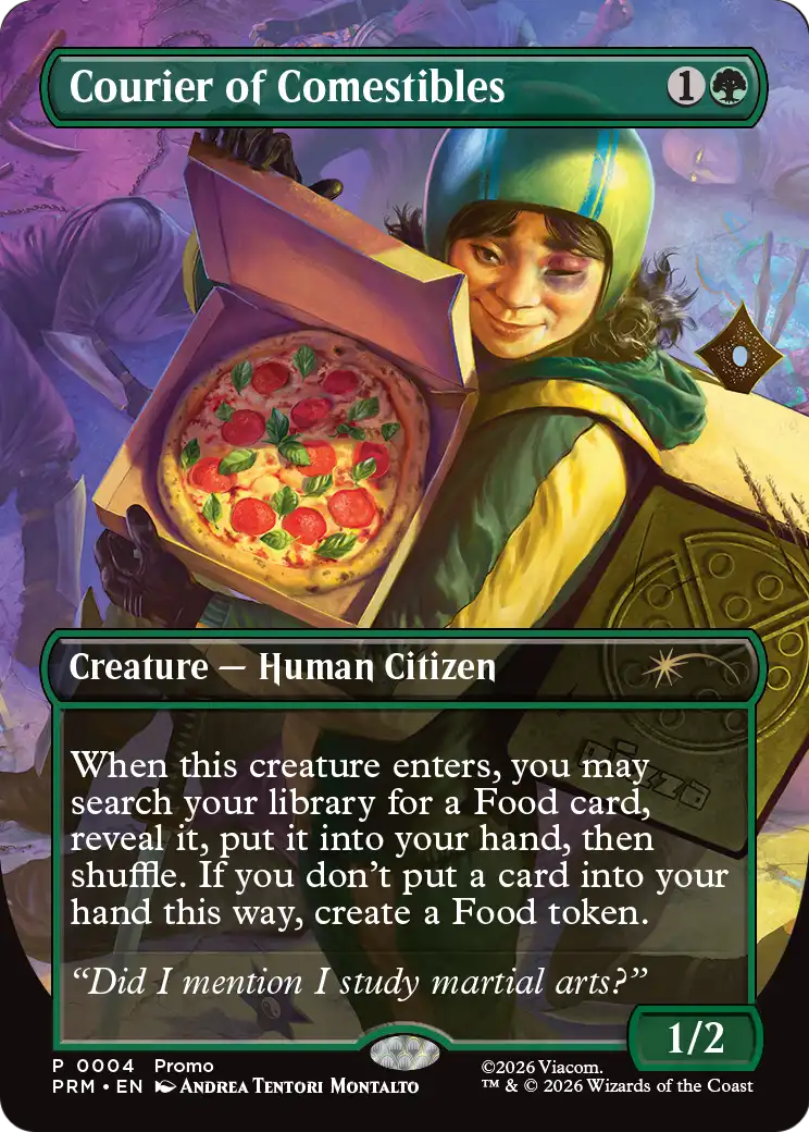 Courier of Comestibles