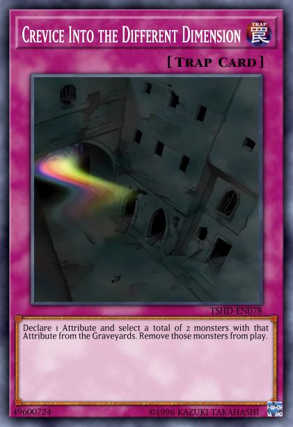 Crevice Into the Different Dimension Card Image