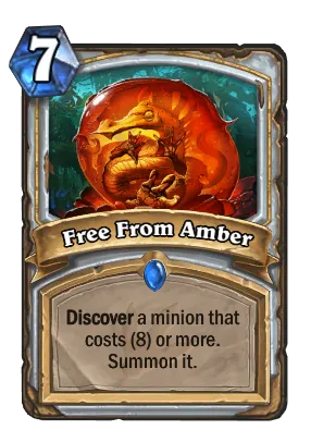Free From Amber Card Image
