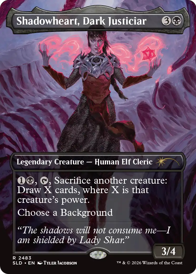 Shadowheart, Dark Justiciar Card Image