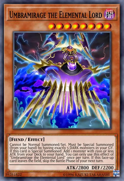 Umbramirage the Elemental Lord Card Image