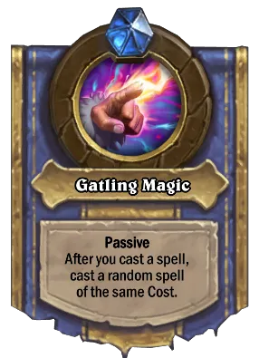 Gatling Magic Card Image