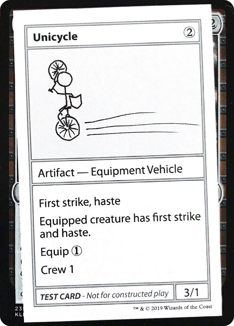 Unicycle Card Image