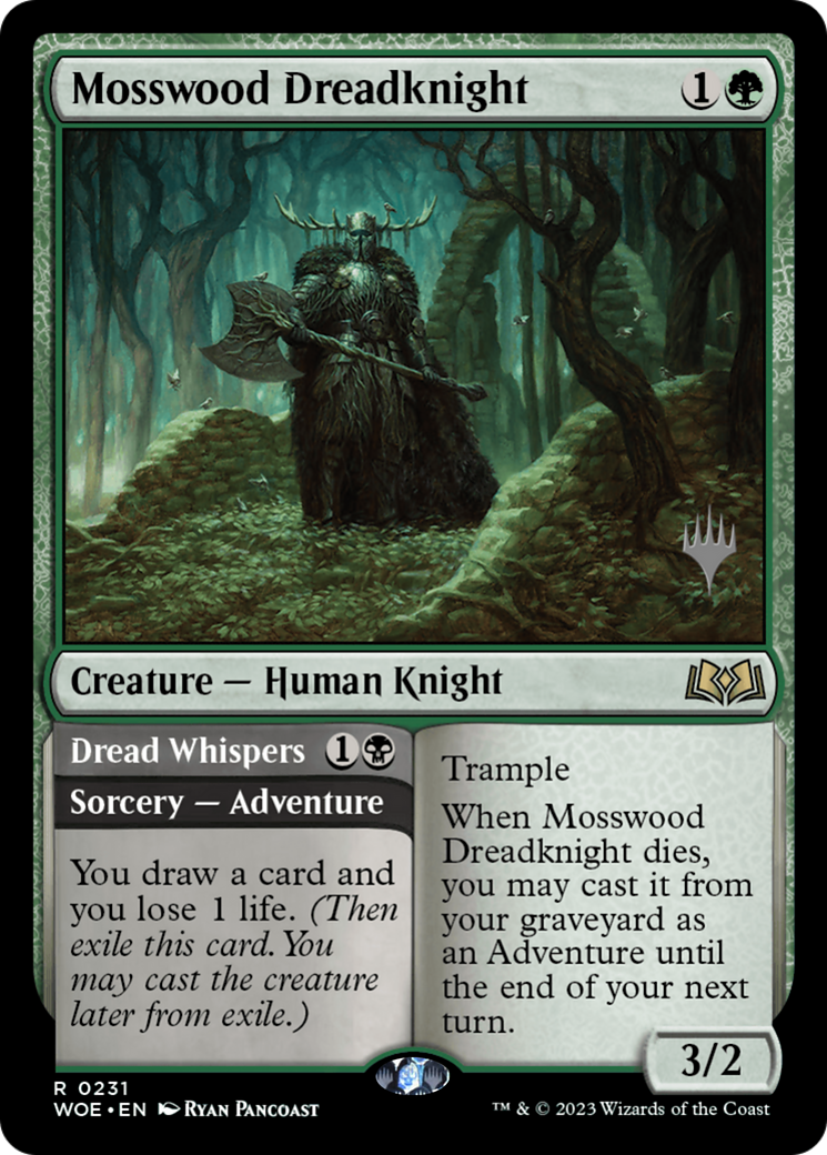 Mosswood Dreadknight // Dread Whispers Card Image