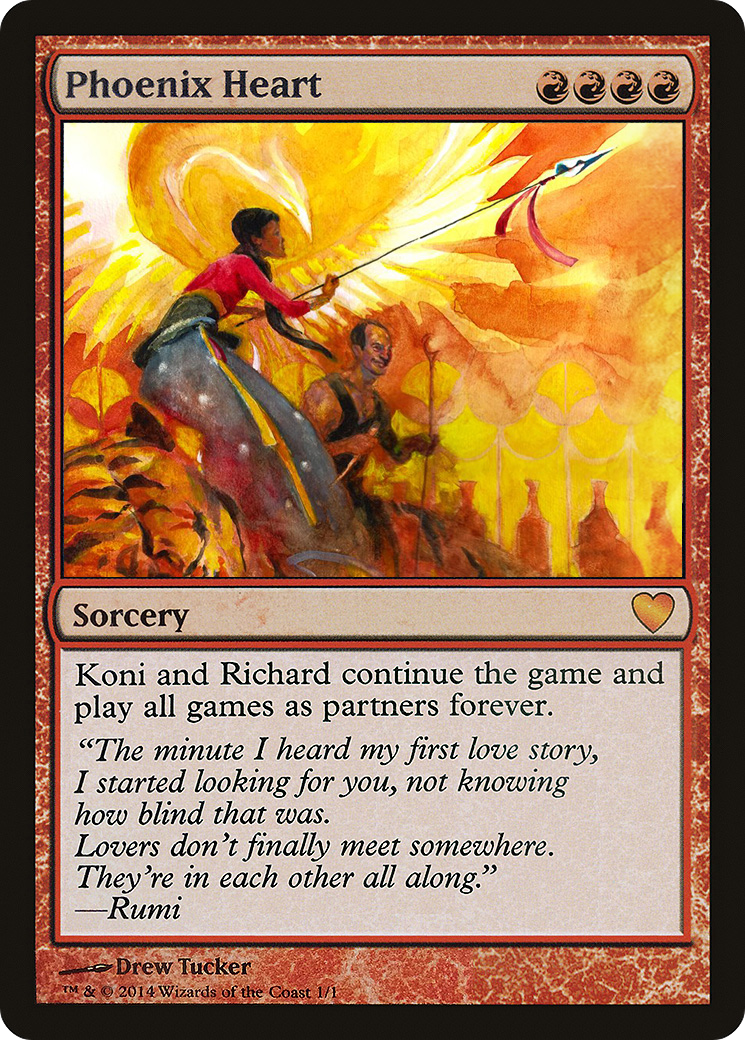 Phoenix Heart Card Image