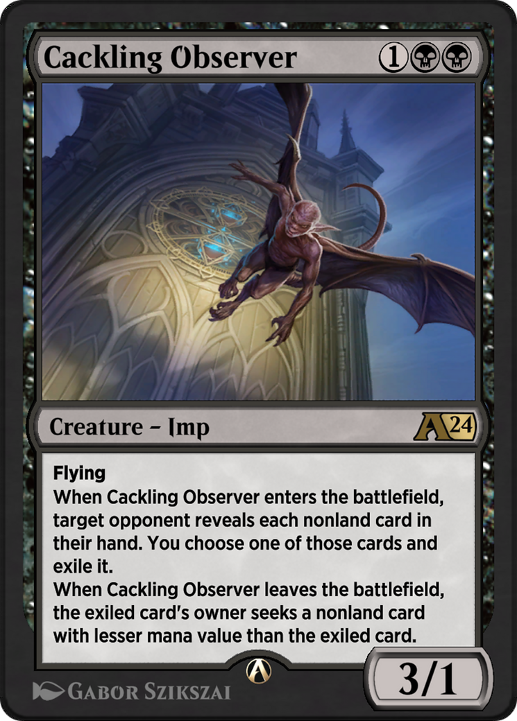 Cackling Observer Card Image