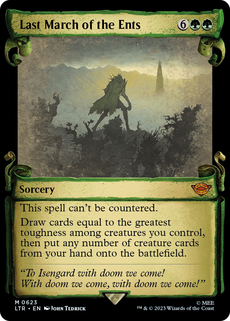 Last March of the Ents Card Image
