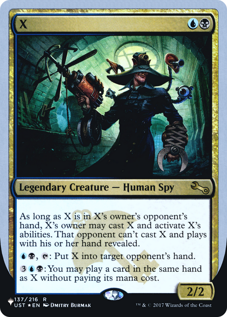 X Card Image