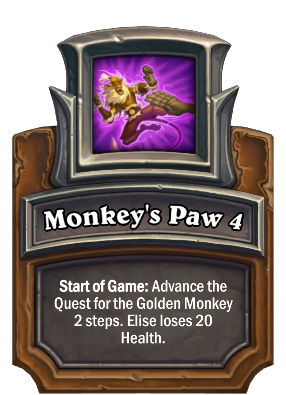 Monkey's Paw {0} Card Image