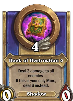 Book of Destruction {0} Card Image